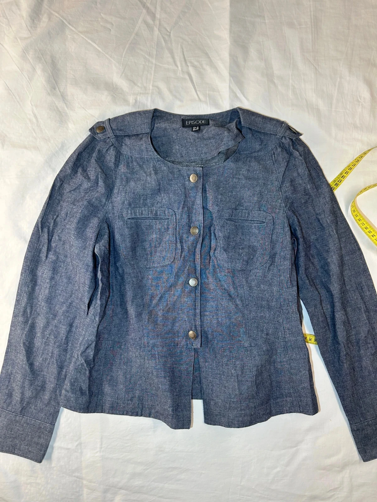 Veste légère blazer episode bleu
